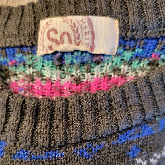 Fair Isle Sweater S XS Yule Christmas - Picture 3 of 3